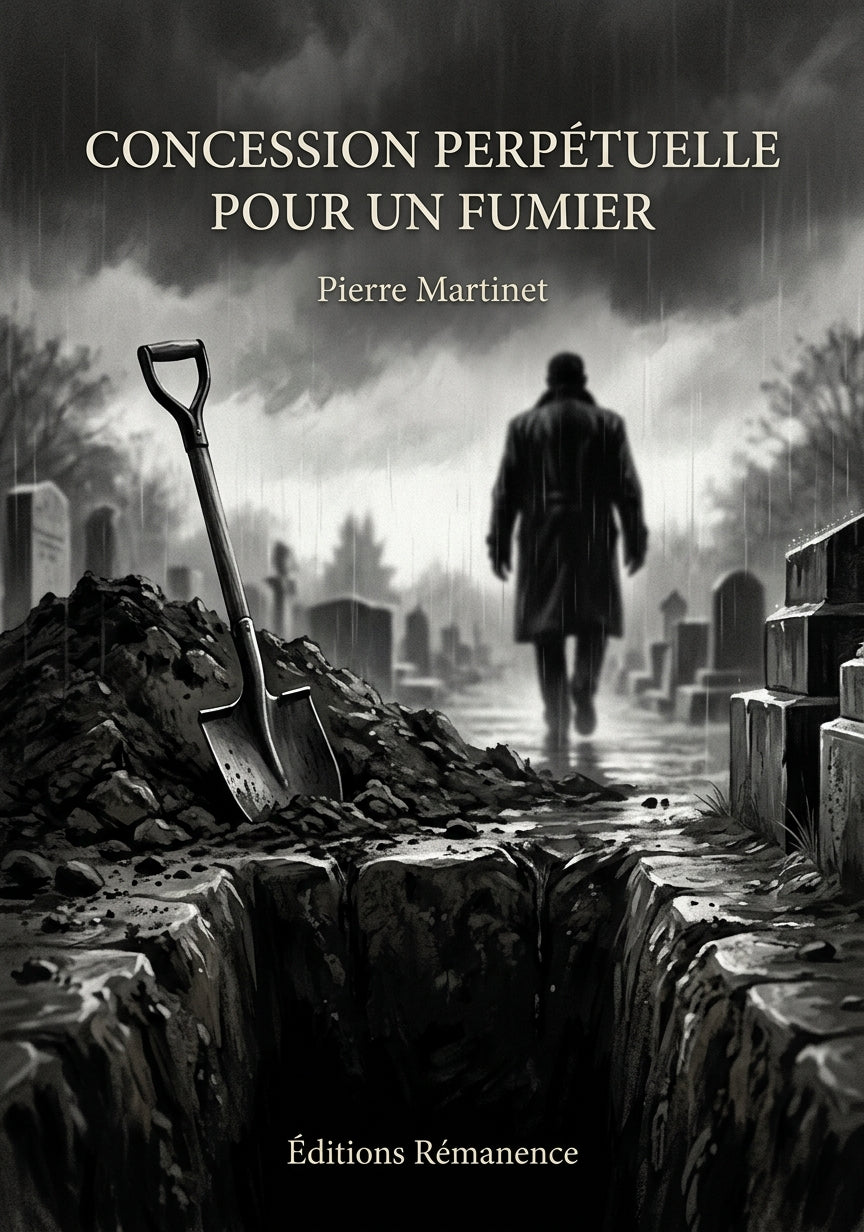 Livre Concession perpétuelle pour un fumier par Pierre Martinet - Couverture - Editions Remanence
