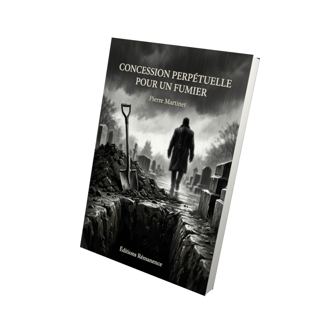 Livre Concession perpétuelle pour un fumier par Pierre Martinet - Vue 3D - Editions Remanence
