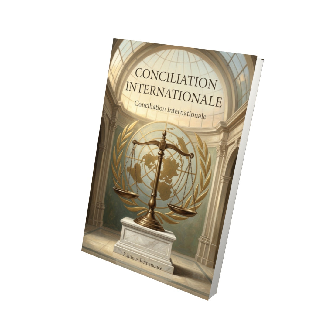 Livre Conciliation internationale par Conciliation internationale - Vue 3D - Editions Remanence