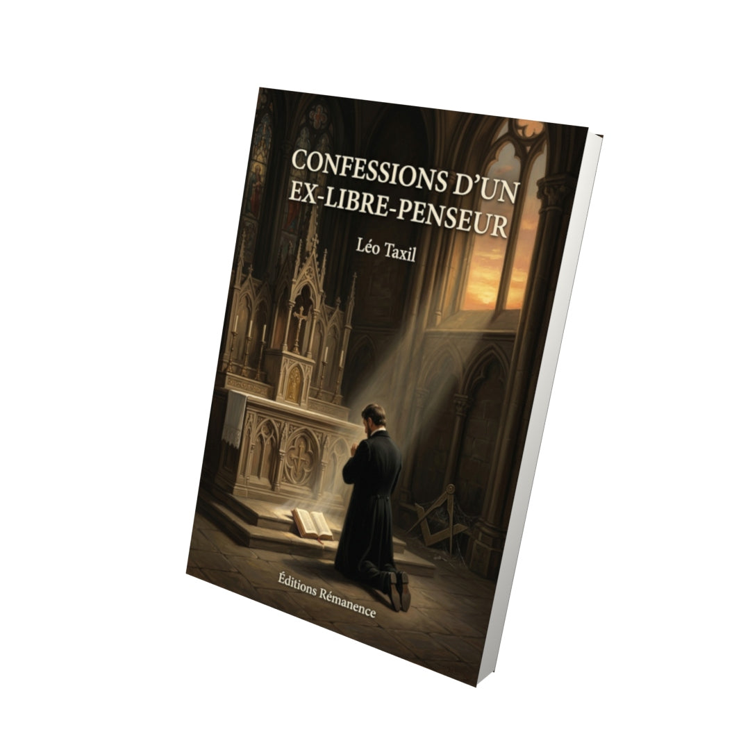 Livre Confessions d’un ex-libre-penseur par Léo Taxil - Vue 3D - Editions Remanence