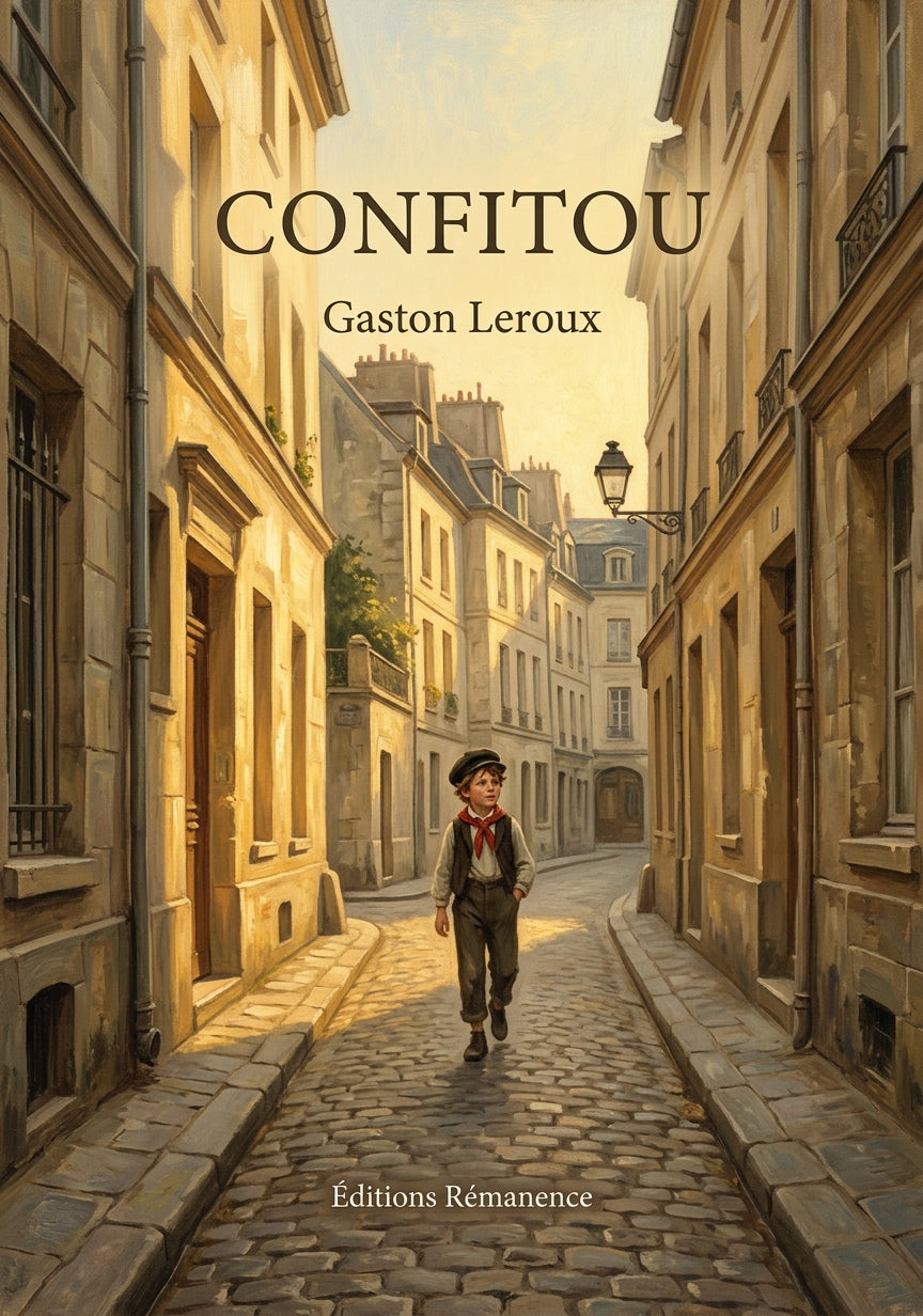 Livre Confitou par Gaston Leroux - Couverture - Editions Remanence