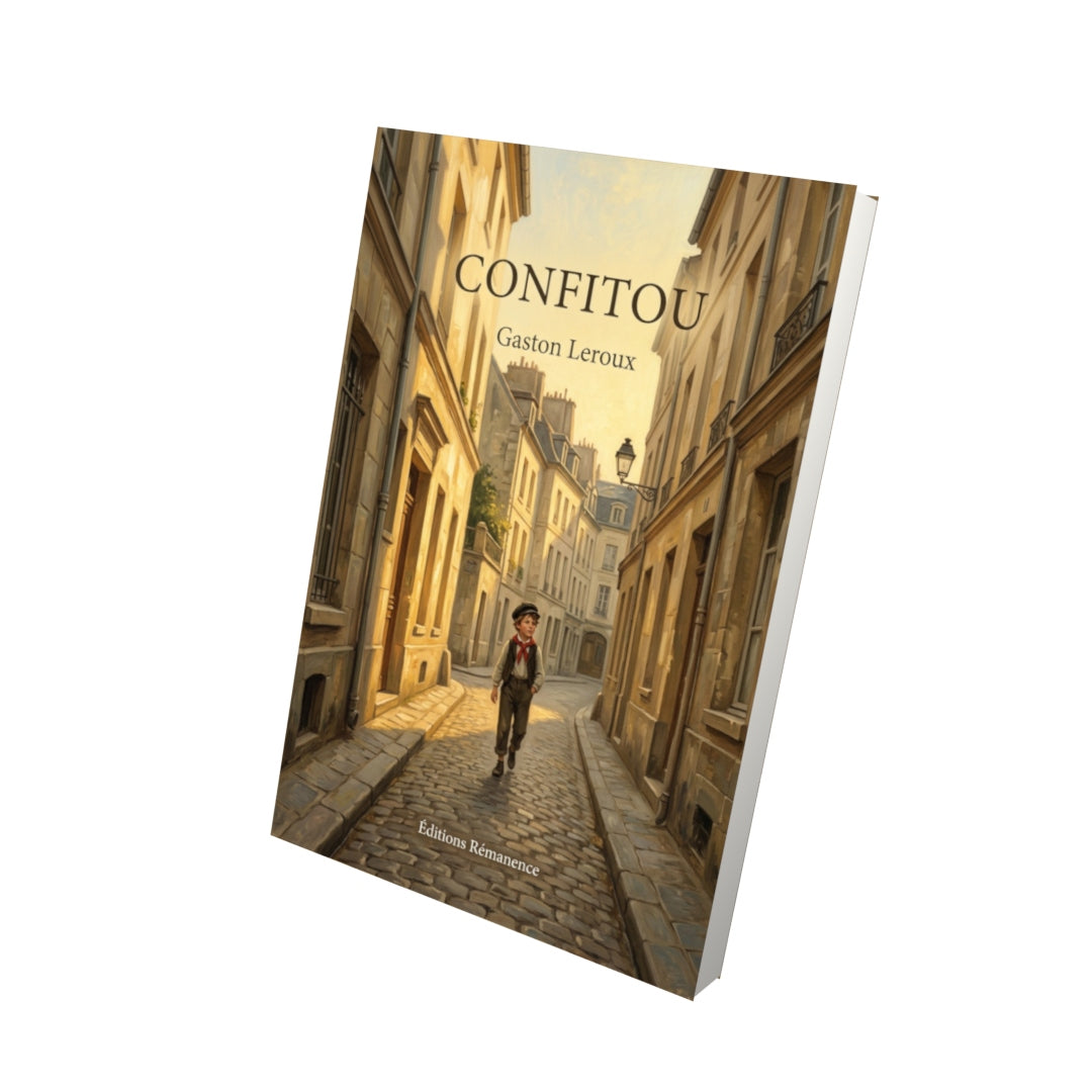 Livre Confitou par Gaston Leroux - Vue 3D - Editions Remanence