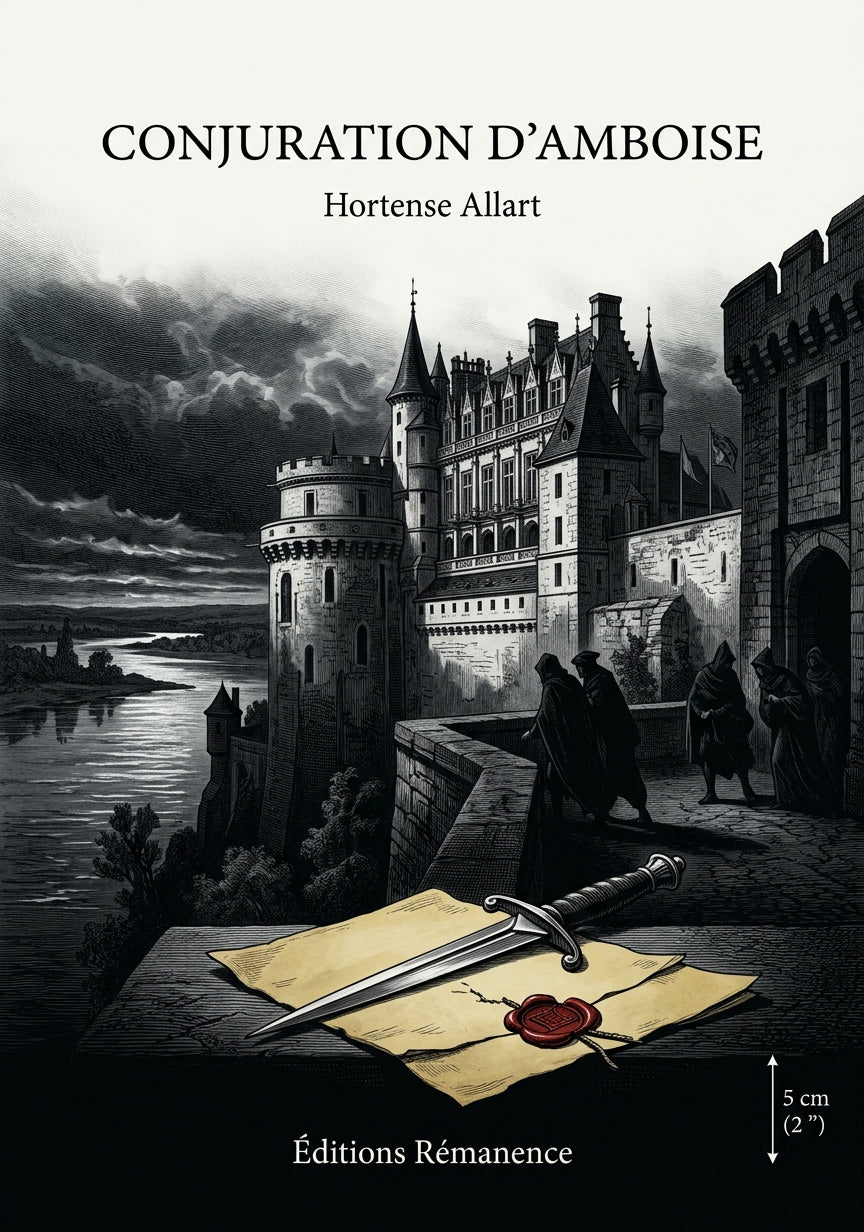 Livre Conjuration d’Amboise par Hortense Allart - Couverture - Editions Remanence