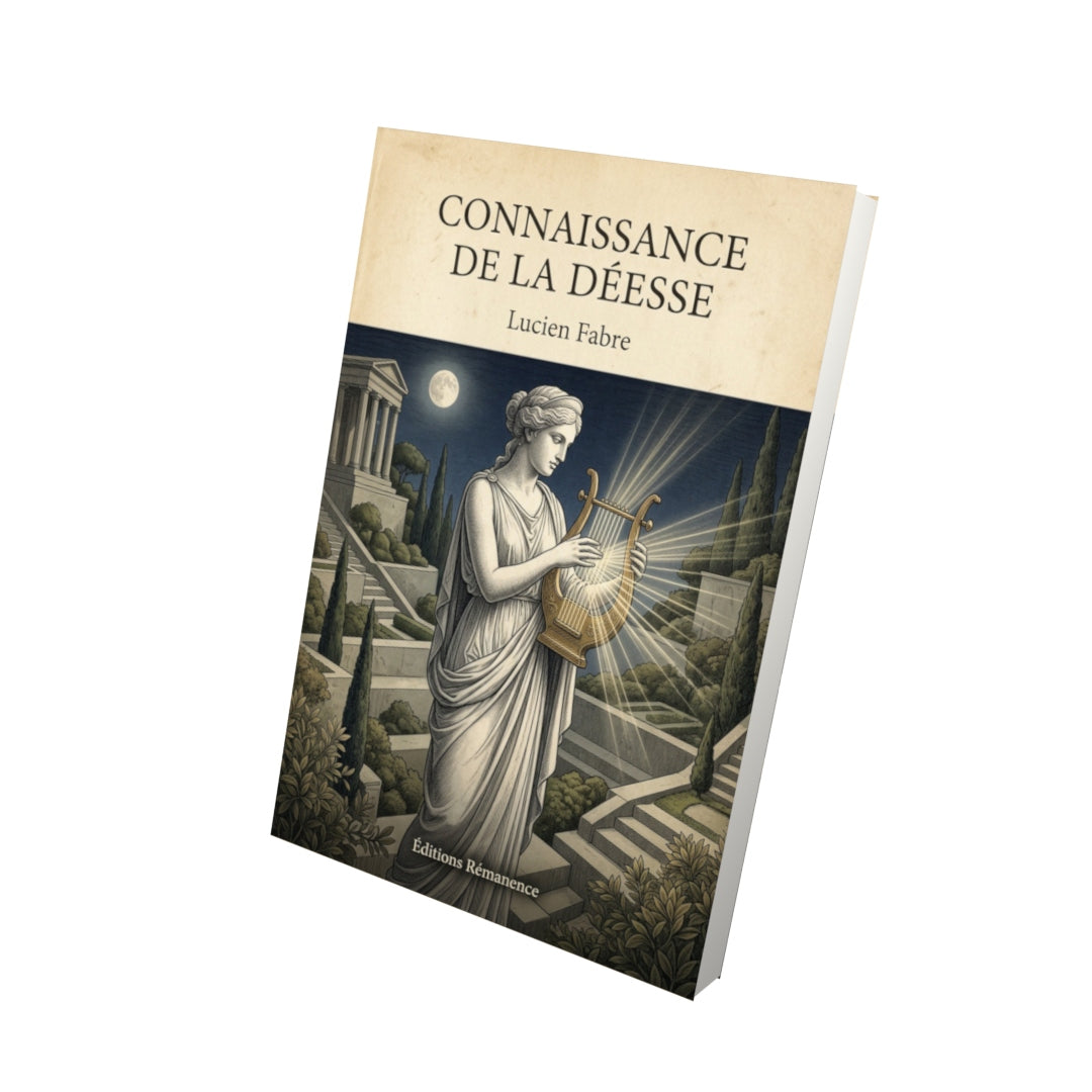 Livre Connaissance de la Déesse - Lucien Fabre - Vue 3D - Editions Remanence
