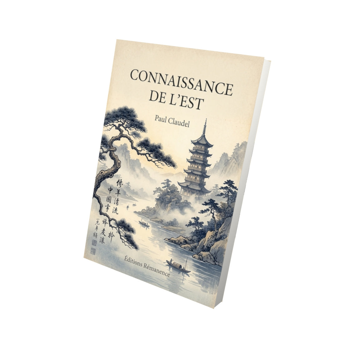 Livre Connaissance de l’Est par Paul Claudel - Vue 3D - Editions Remanence