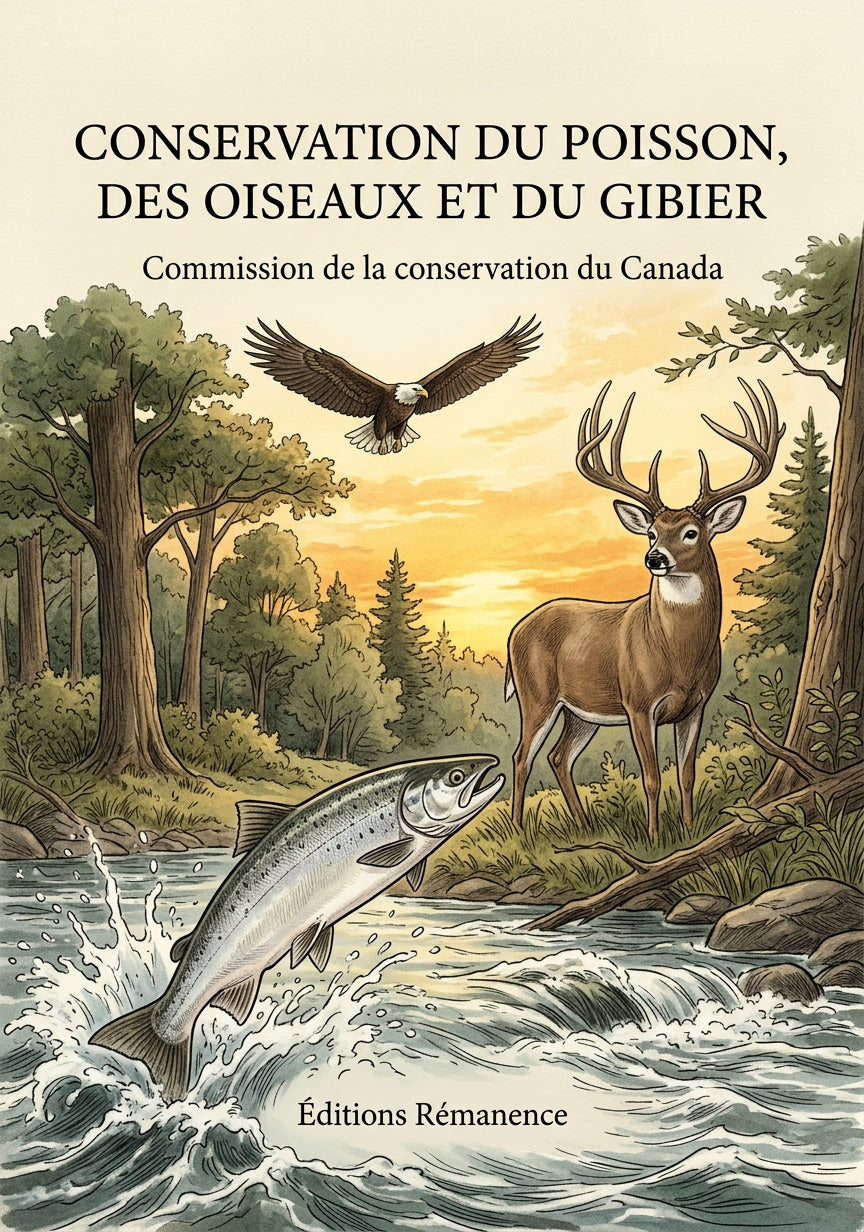 Livre Conservation du poisson, des oiseaux et du gibier par Commission de la conservation du Canada - Couverture - Editions Remanence