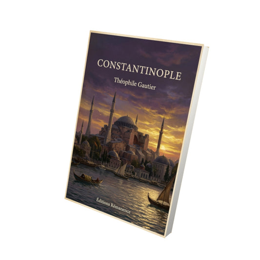 Livre Constantinople - Théophile Gautier - Vue 3D - Editions Remanence