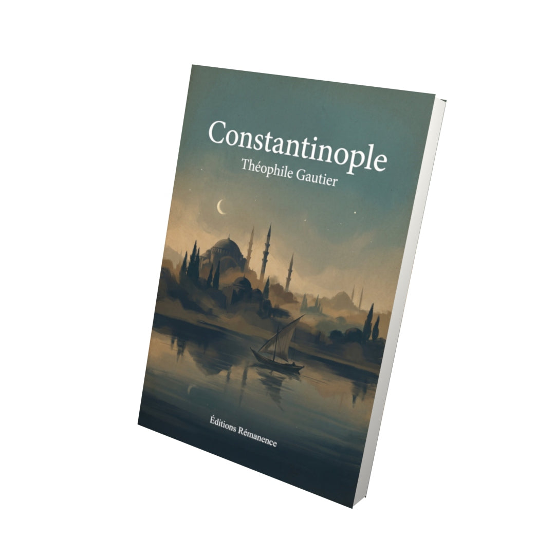 Livre Constantinople – Théophile Gautier - Vue 3D - Editions Remanence