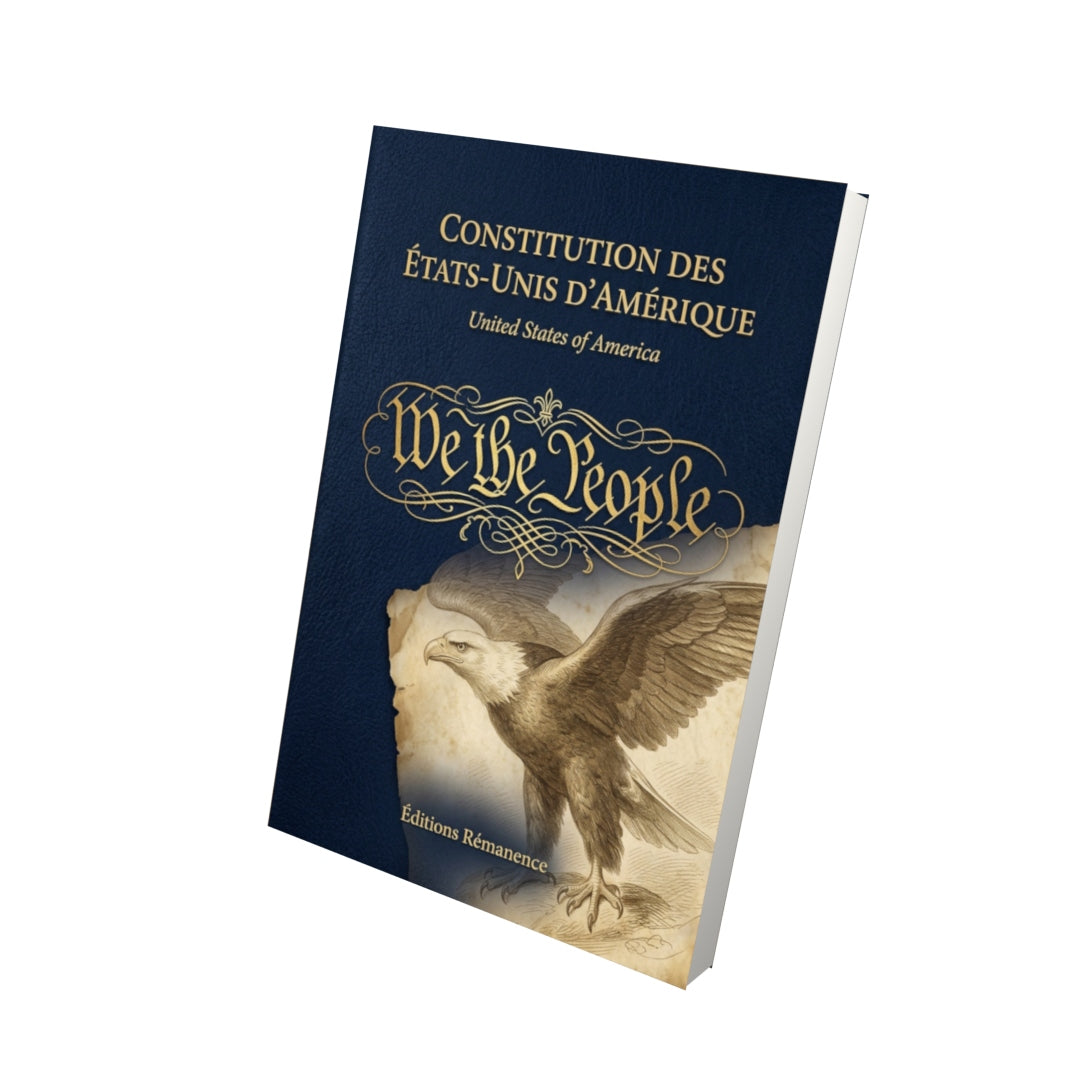 Livre Constitution des États-Unis d’Amérique par United States of America - Vue 3D - Editions Remanence