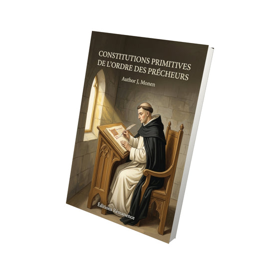 Livre Constitutions primitives de l'ordre des précheurs - - Vue 3D - Editions Remanence