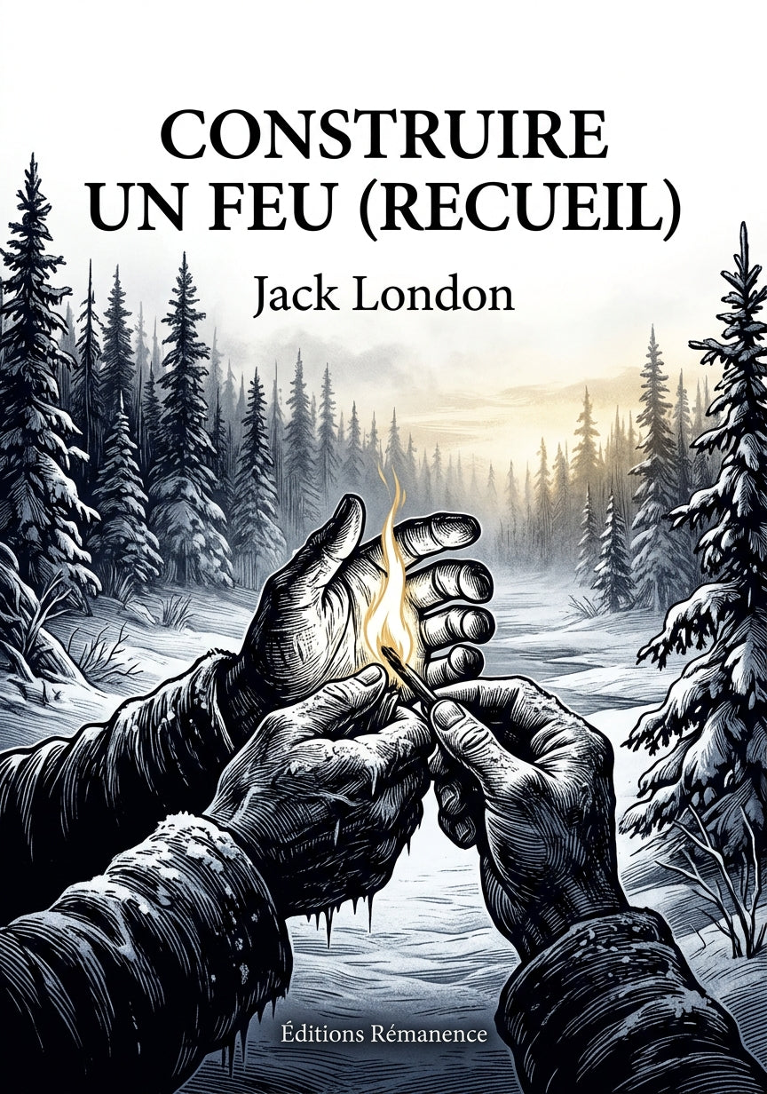 Livre Construire un feu (recueil) par Jack London - Couverture - Editions Remanence