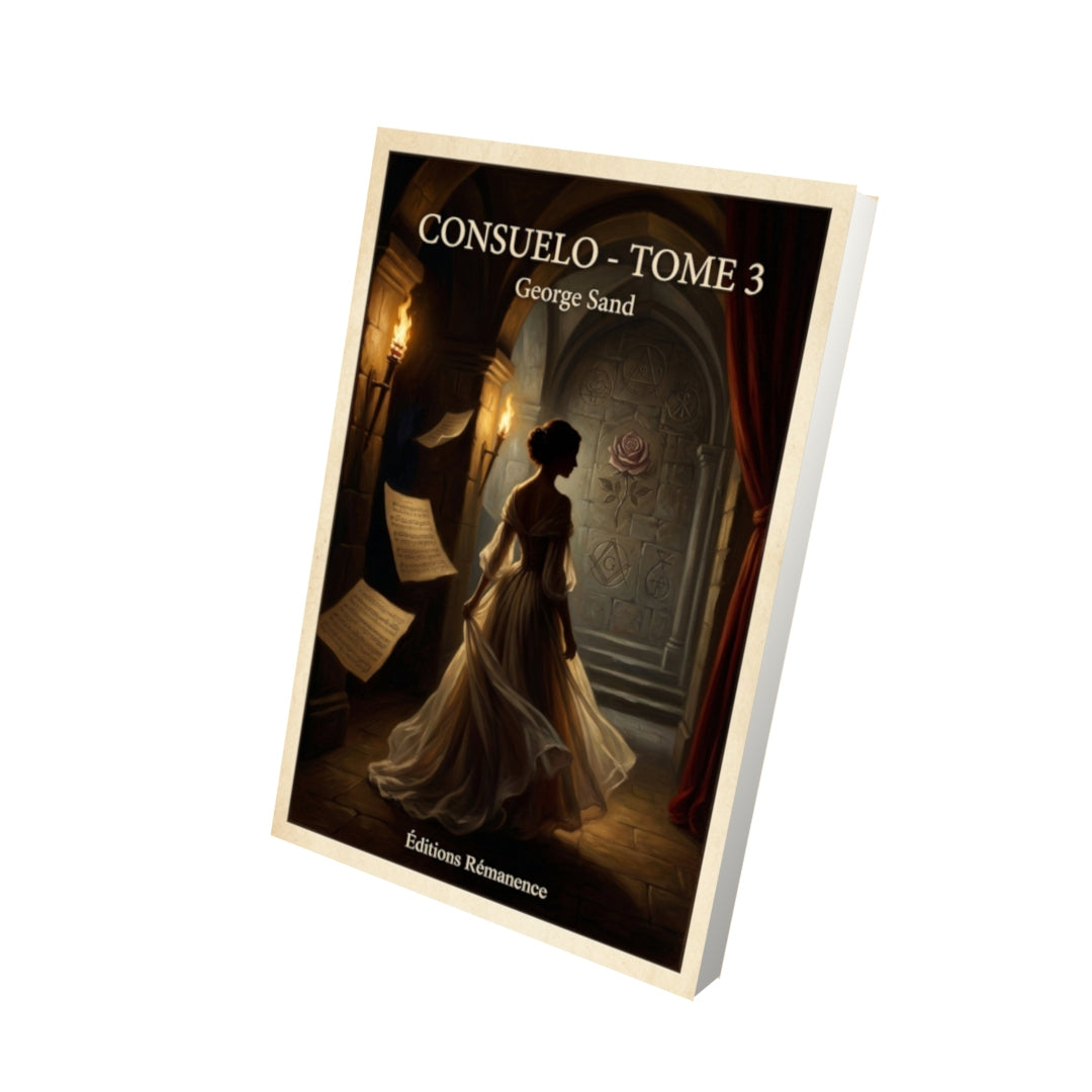 Livre Consuelo - Tome 3 - George Sand - Vue 3D - Editions Remanence