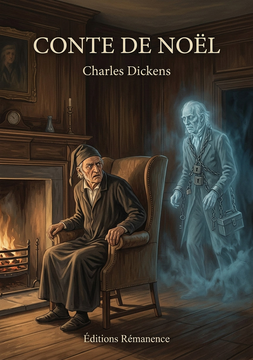 Livre Conte de Noël par Charles Dickens - Couverture - Editions Remanence