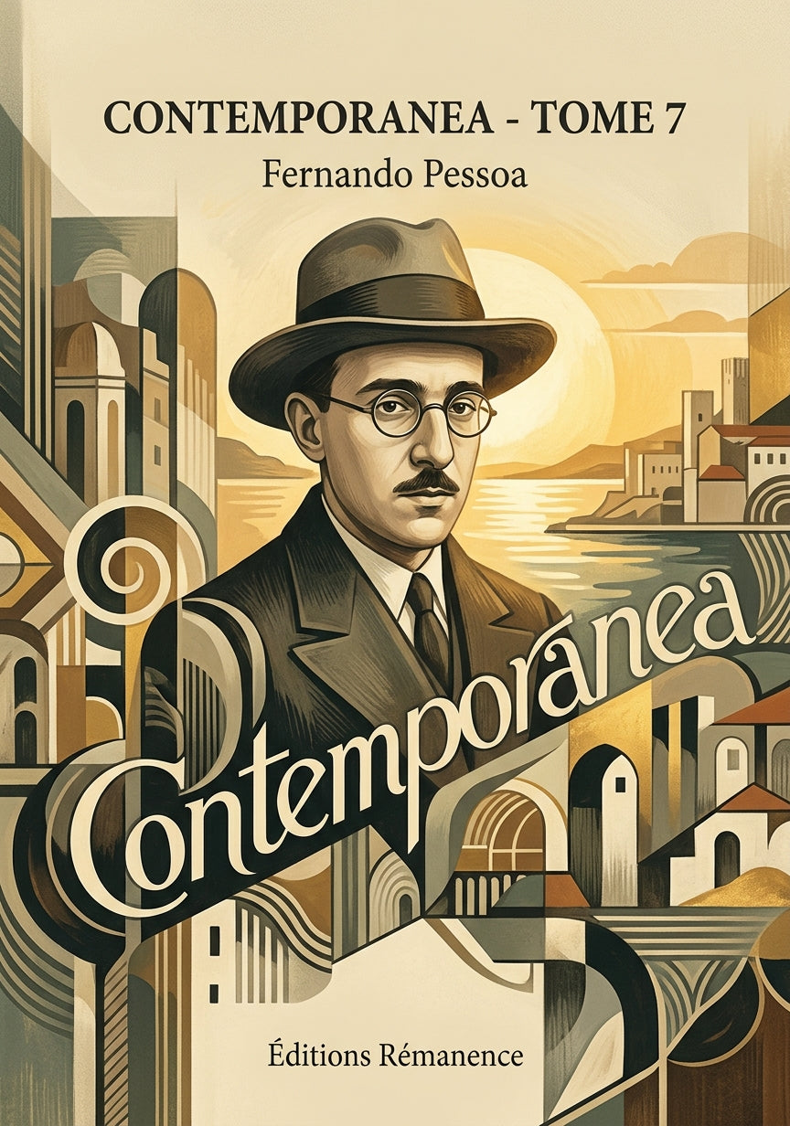 Livre Contemporanea - Tome 7 par Fernando Pessoa - Couverture - Editions Remanence