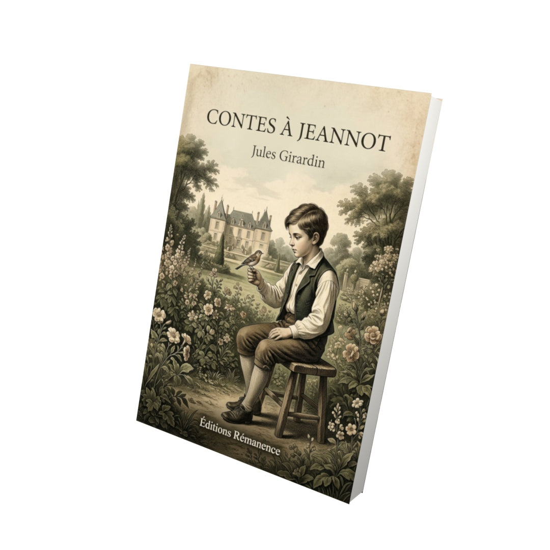 Livre Contes à Jeannot - Jules Girardin - Vue 3D - Editions Remanence