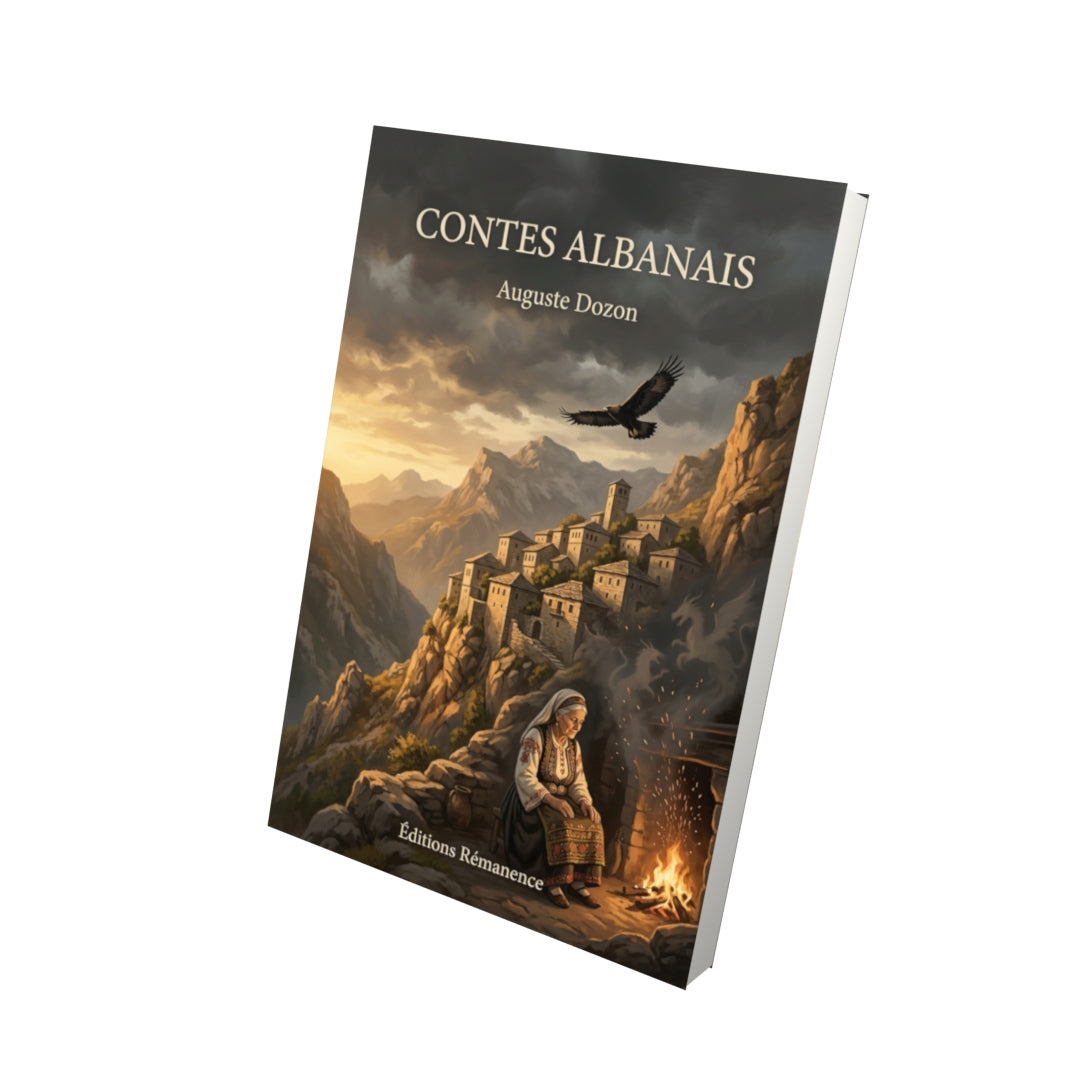 Livre Contes albanais par Auguste Dozon - Vue 3D - Editions Remanence
