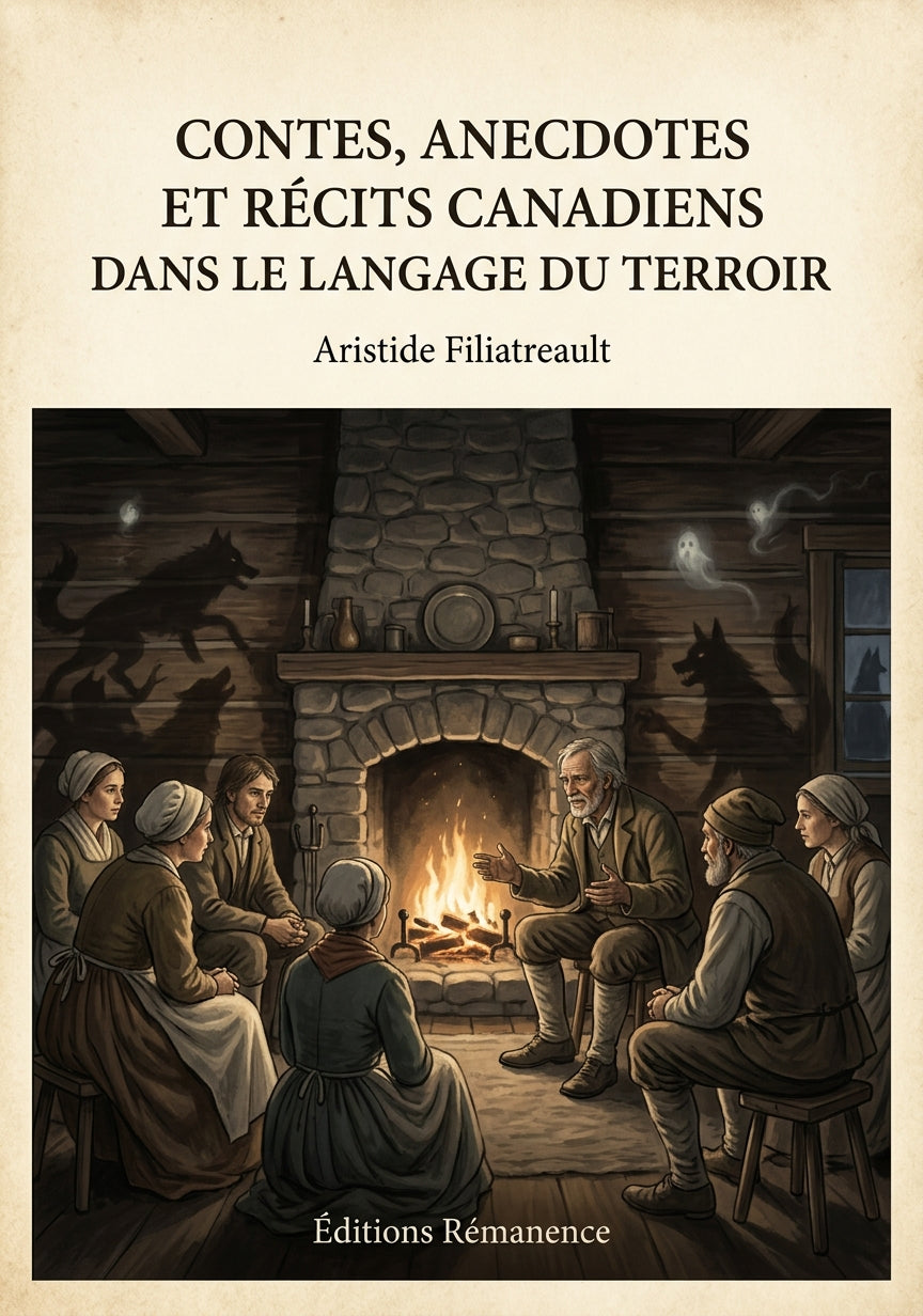 Contes, anecdotes et récits Canadiens dans le langage du terroir - Aristide Filiatreault (Couverture)