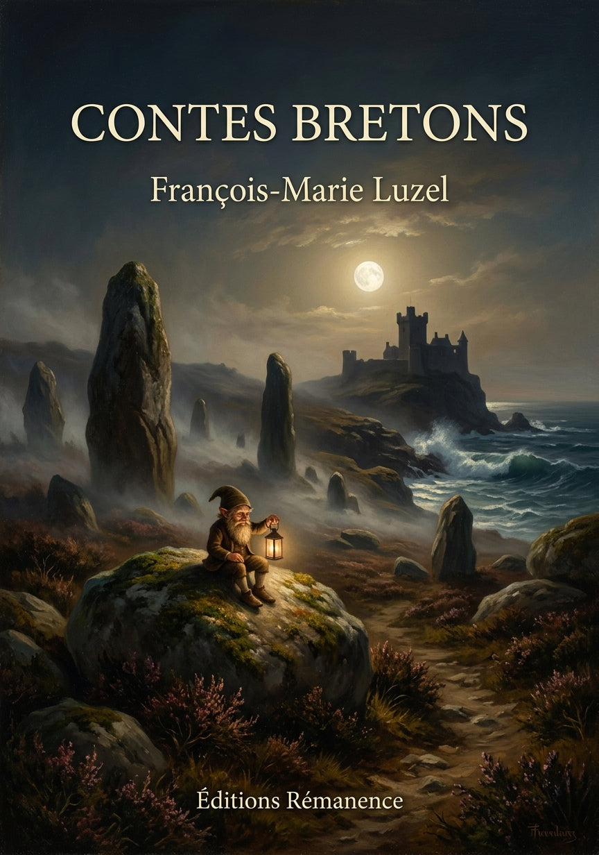 Livre Contes bretons par François-Marie Luzel - Couverture - Editions Remanence