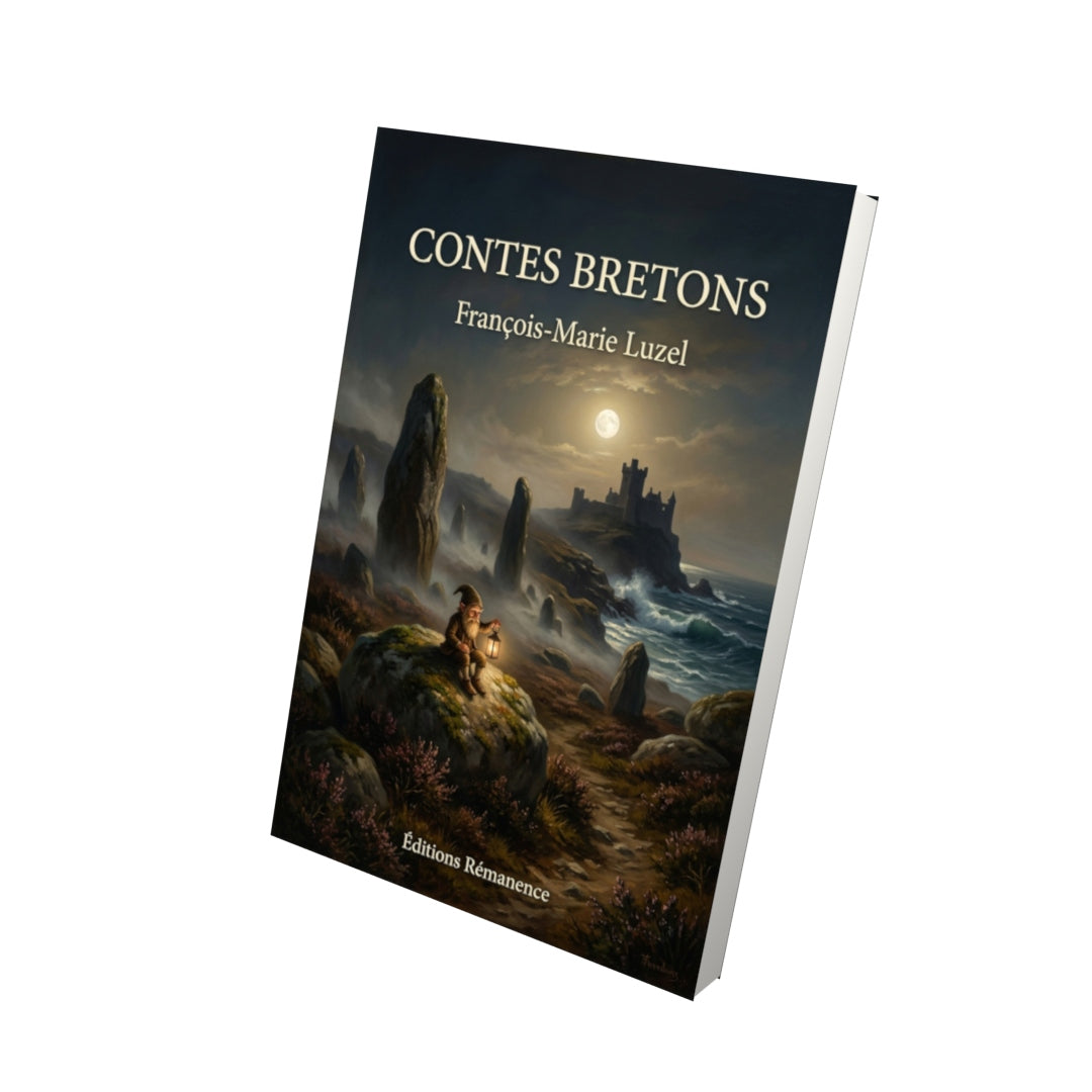 Livre Contes bretons par François-Marie Luzel - Vue 3D - Editions Remanence