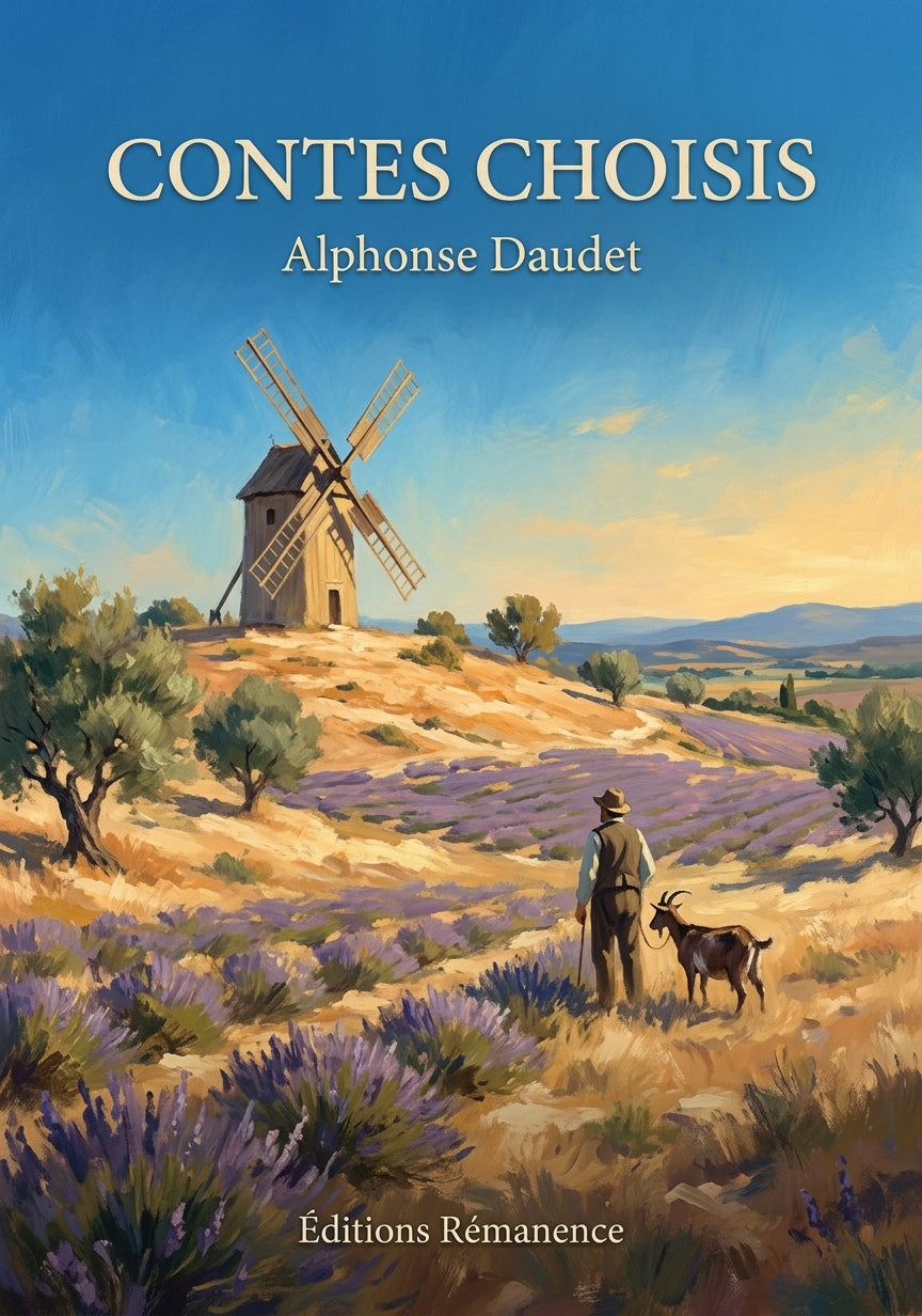 Livre Contes choisis par Alphonse Daudet - Couverture - Editions Remanence