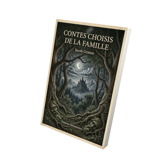 Livre Contes choisis de la famille - Jacob Grimm - Vue 3D - Editions Remanence