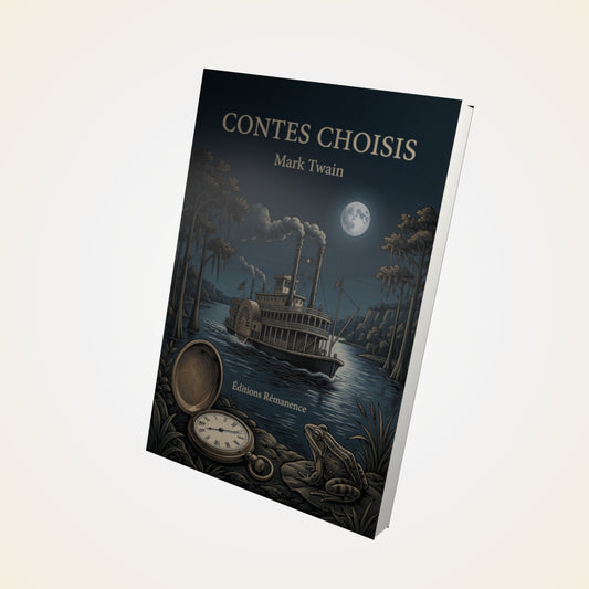 Livre Contes choisis - Mark Twain - Couverture 3D