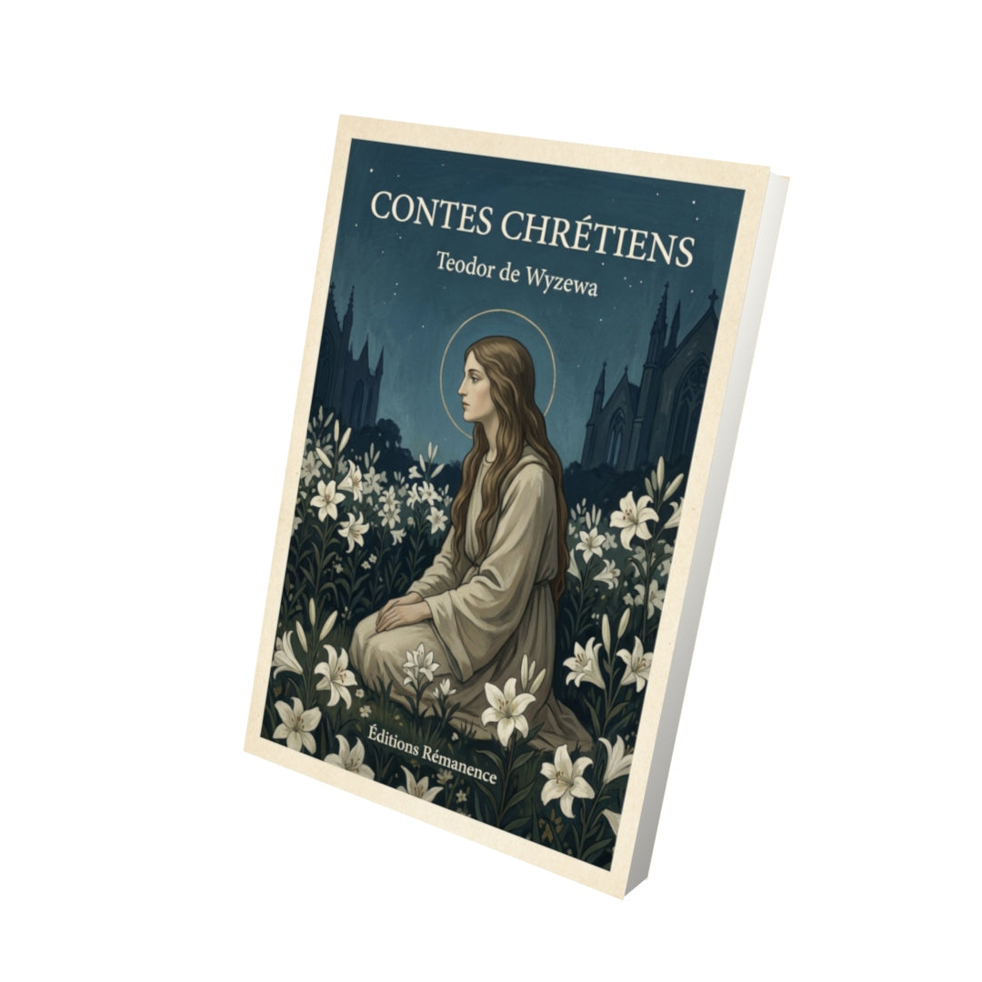Livre Contes Chrétiens - Teodor de Wyzewa - Vue 3D - Editions Remanence