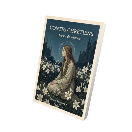 Livre Contes Chrétiens - Teodor de Wyzewa - Vue 3D - Editions Remanence