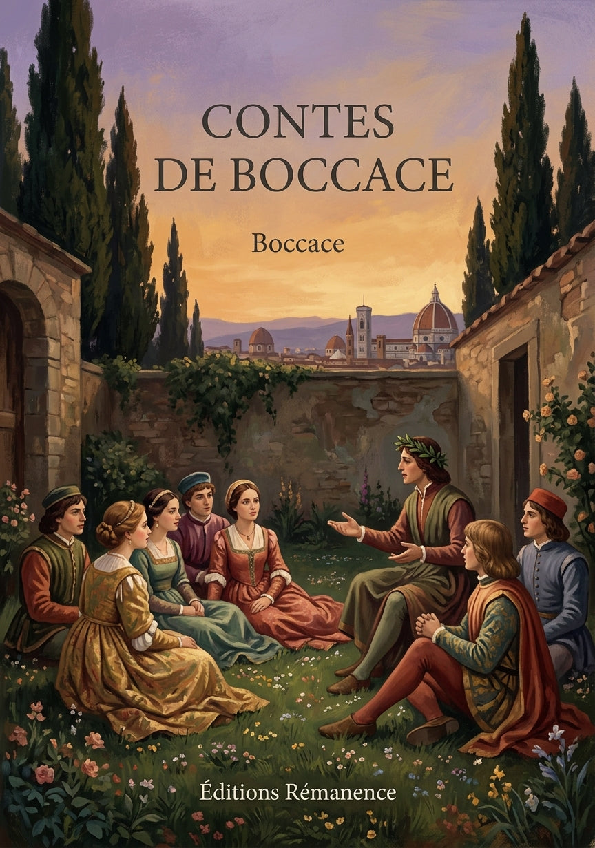 Livre Contes de Boccace par Boccace - Couverture - Editions Remanence