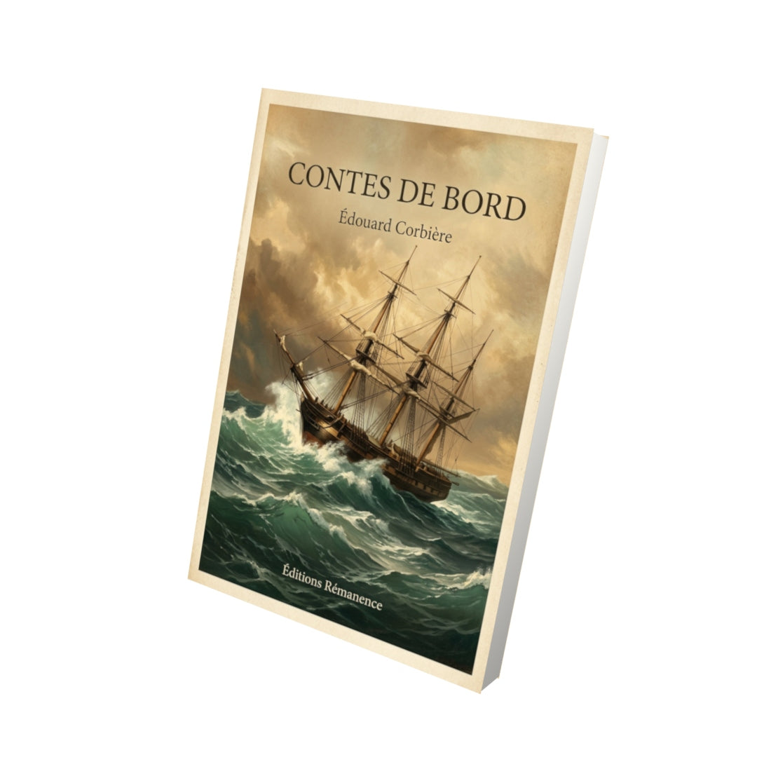Livre Contes de bord - Édouard Corbière - Vue 3D - Editions Remanence