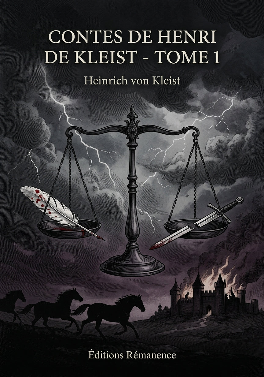 Livre Contes de Henri de Kleist - Tome 1 par Heinrich von Kleist - Couverture - Editions Remanence