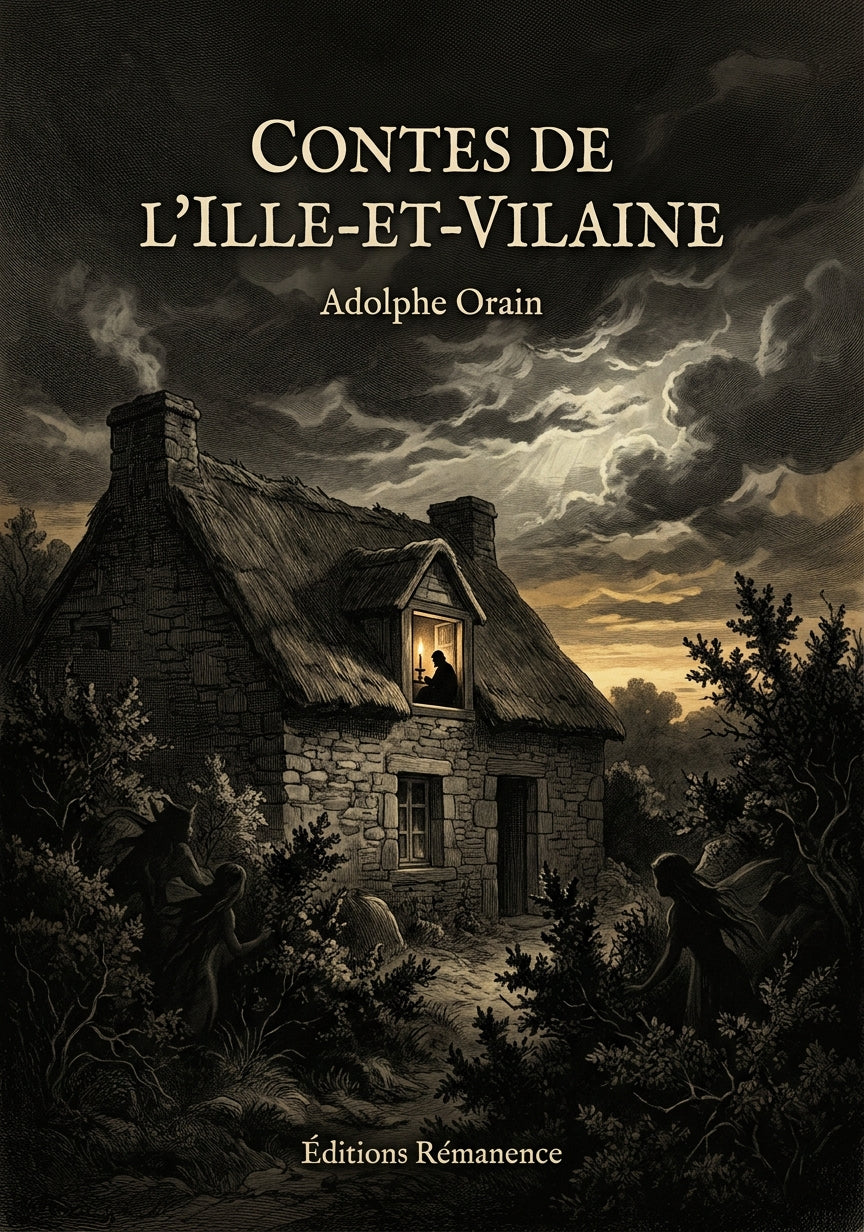 Livre Contes de l’Ille-et-Vilaine par Adolphe Orain - Couverture - Editions Remanence