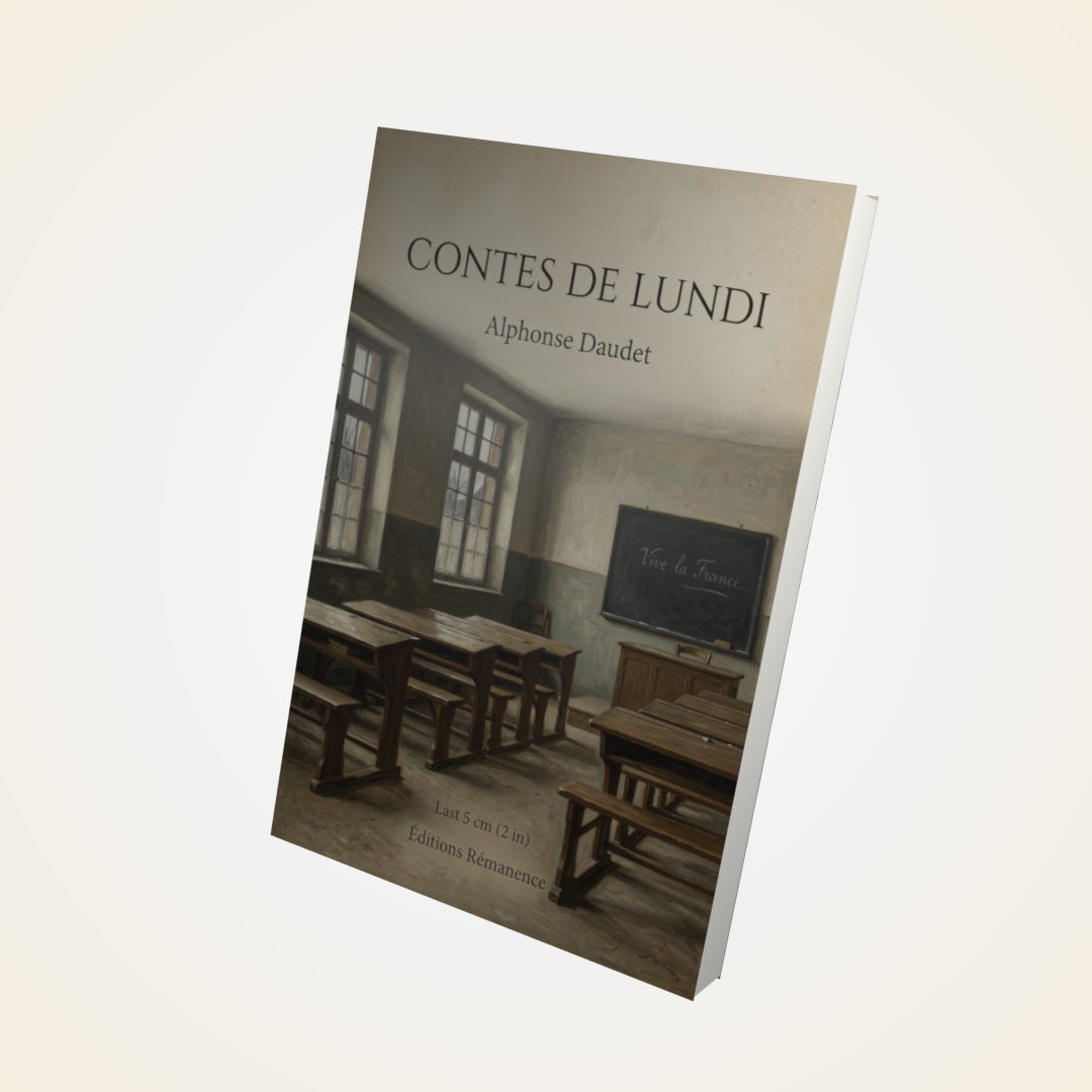 Livre Contes de lundi - Alphonse Daudet - Couverture 3D