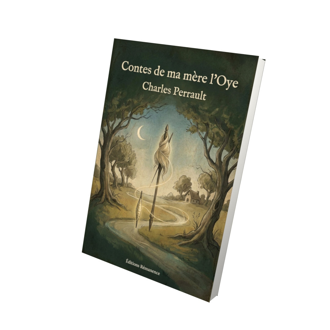 Livre Contes de ma mère l'Oye - Charles Perrault - Vue 3D - Editions Remanence