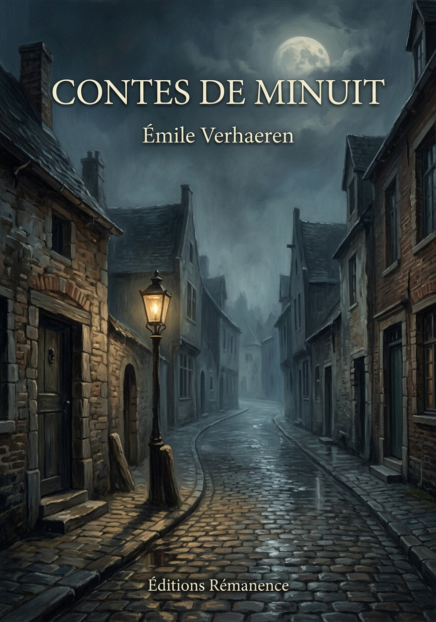 Livre Contes de minuit par Émile Verhaeren - Couverture - Editions Remanence