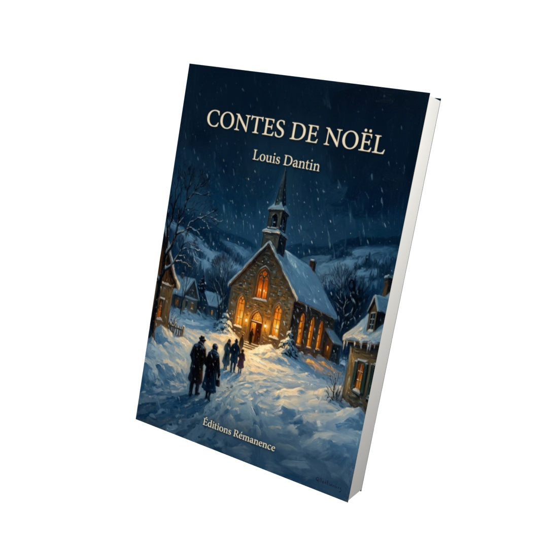Livre Contes de Noël par Louis Dantin - Vue 3D - Editions Remanence