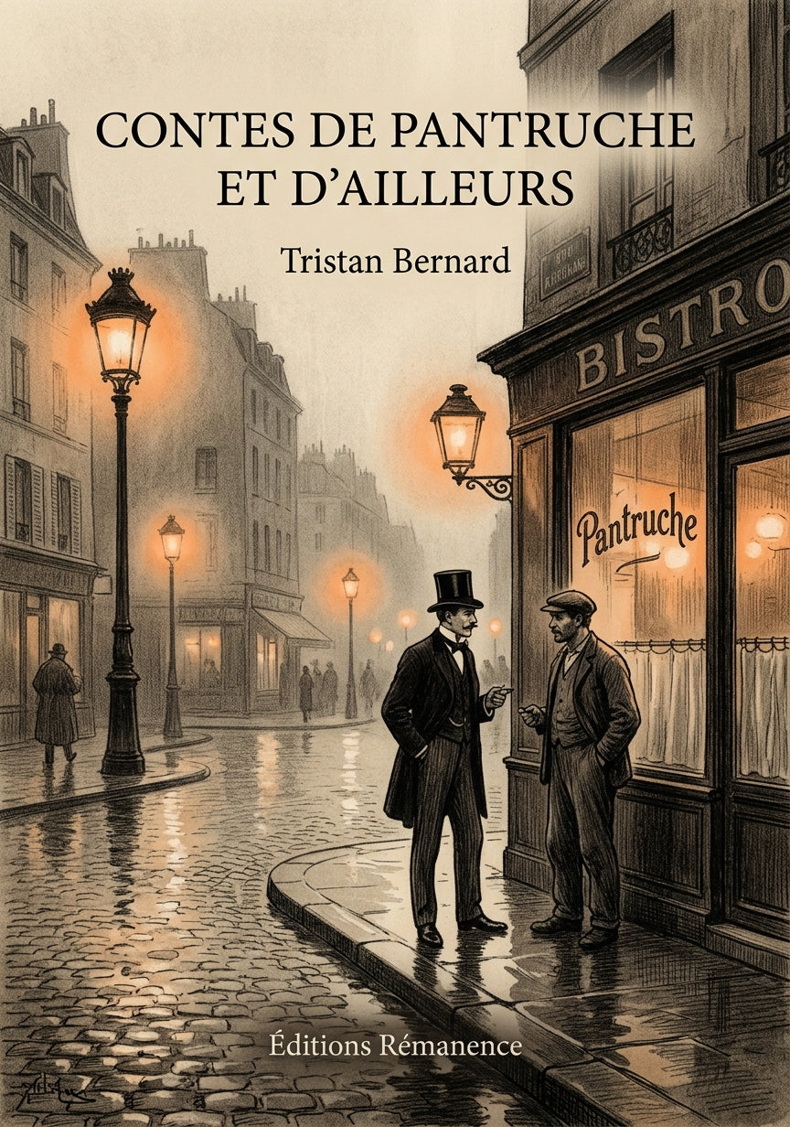 Livre Contes de Pantruche et d’ailleurs par Tristan Bernard - Couverture - Editions Remanence