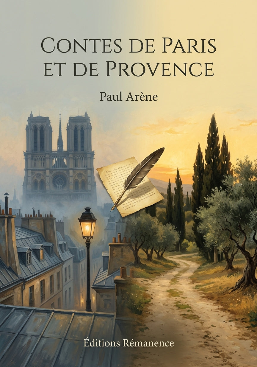 Livre Contes de Paris et de Provence par Paul Arène - Couverture - Editions Remanence