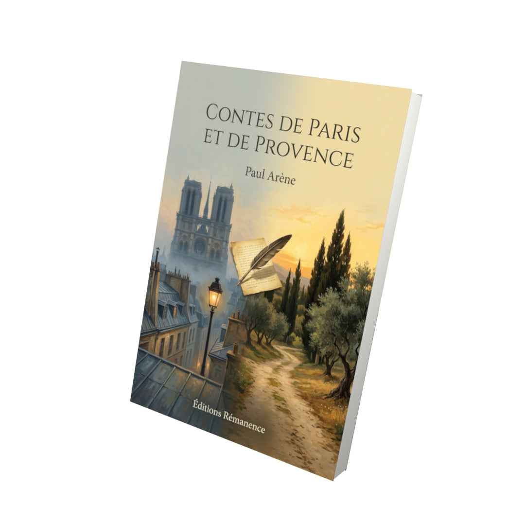 Livre Contes de Paris et de Provence par Paul Arène - Vue 3D - Editions Remanence