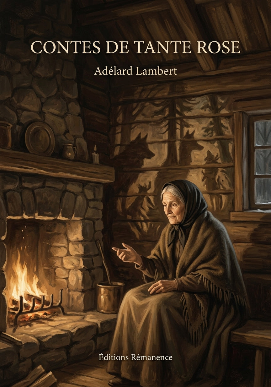 Livre Contes de tante Rose par Adélard Lambert - Couverture - Editions Remanence