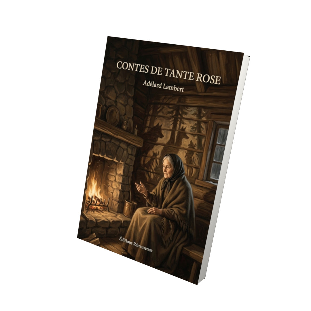 Livre Contes de tante Rose par Adélard Lambert - Vue 3D - Editions Remanence
