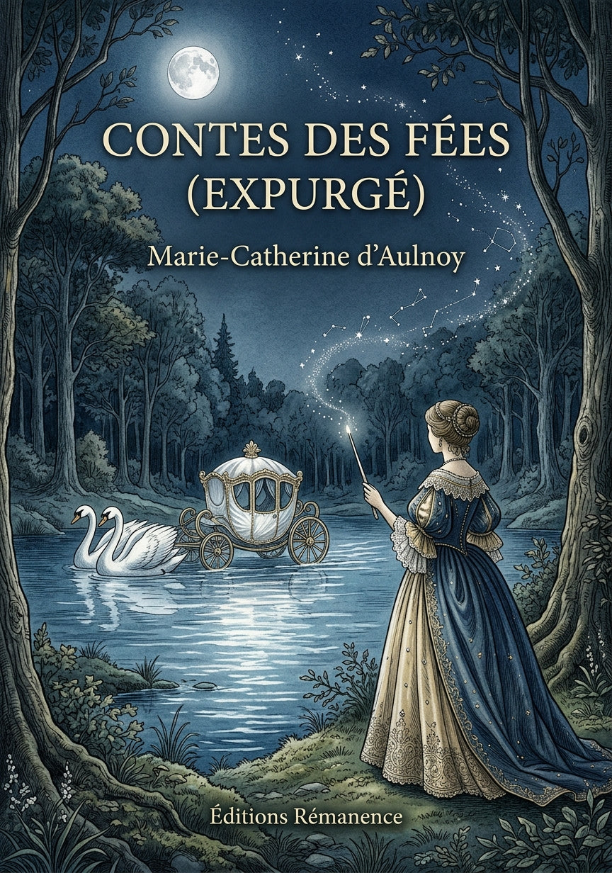 Livre Contes des fées (expurgé) par Marie-Catherine d’Aulnoy - Couverture - Editions Remanence