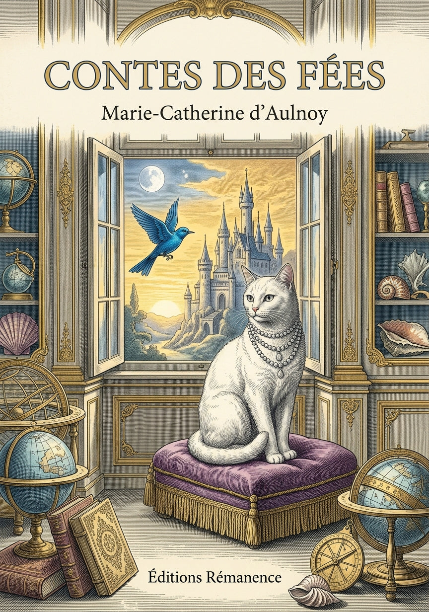 Livre Contes des Fées par Marie-Catherine d’Aulnoy - Couverture - Editions Remanence