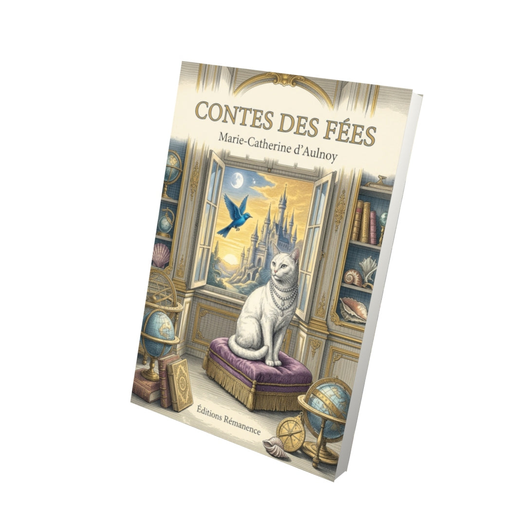 Livre Contes des Fées par Marie-Catherine d’Aulnoy - Vue 3D - Editions Remanence