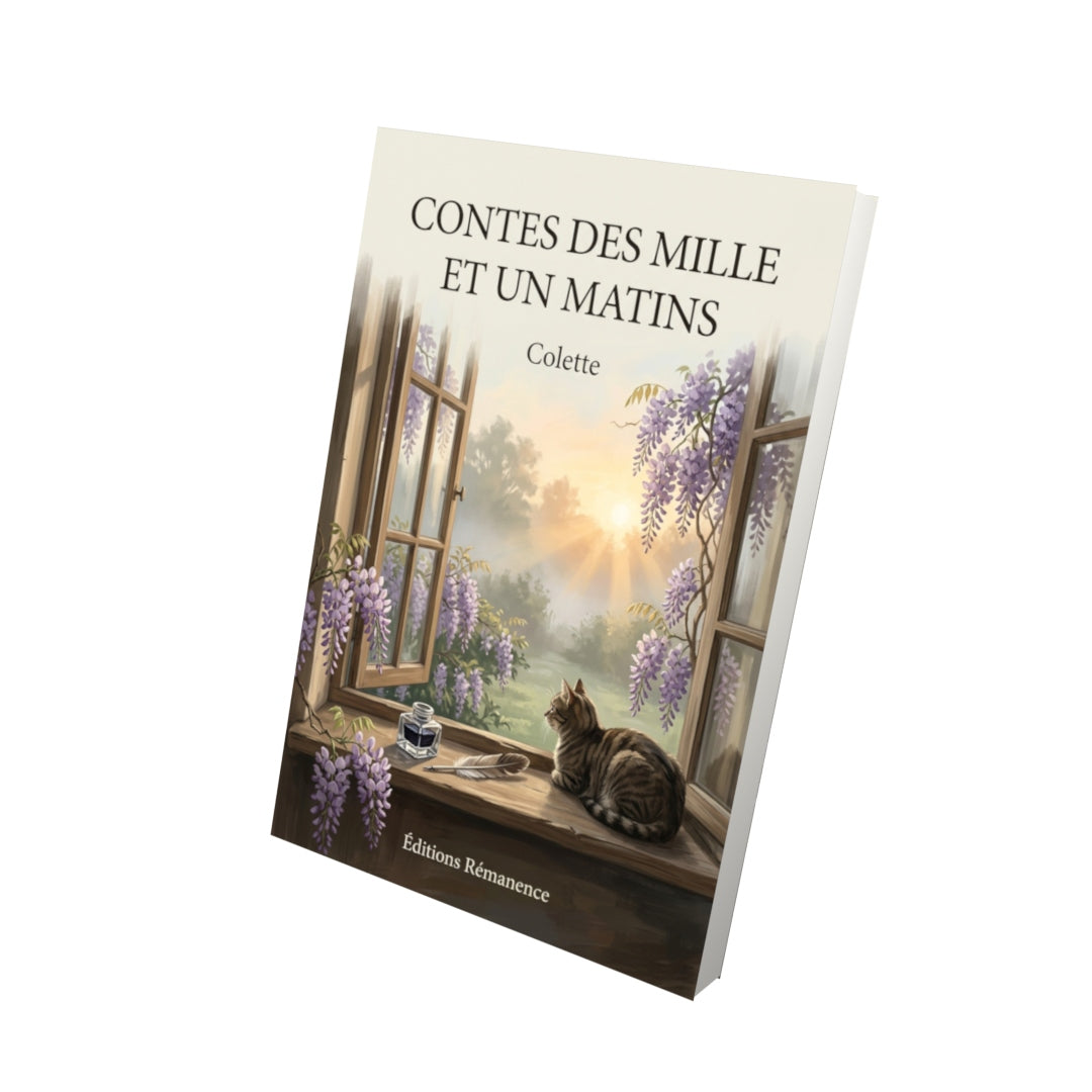 Livre Contes des mille et un matins par Colette - Vue 3D - Editions Remanence