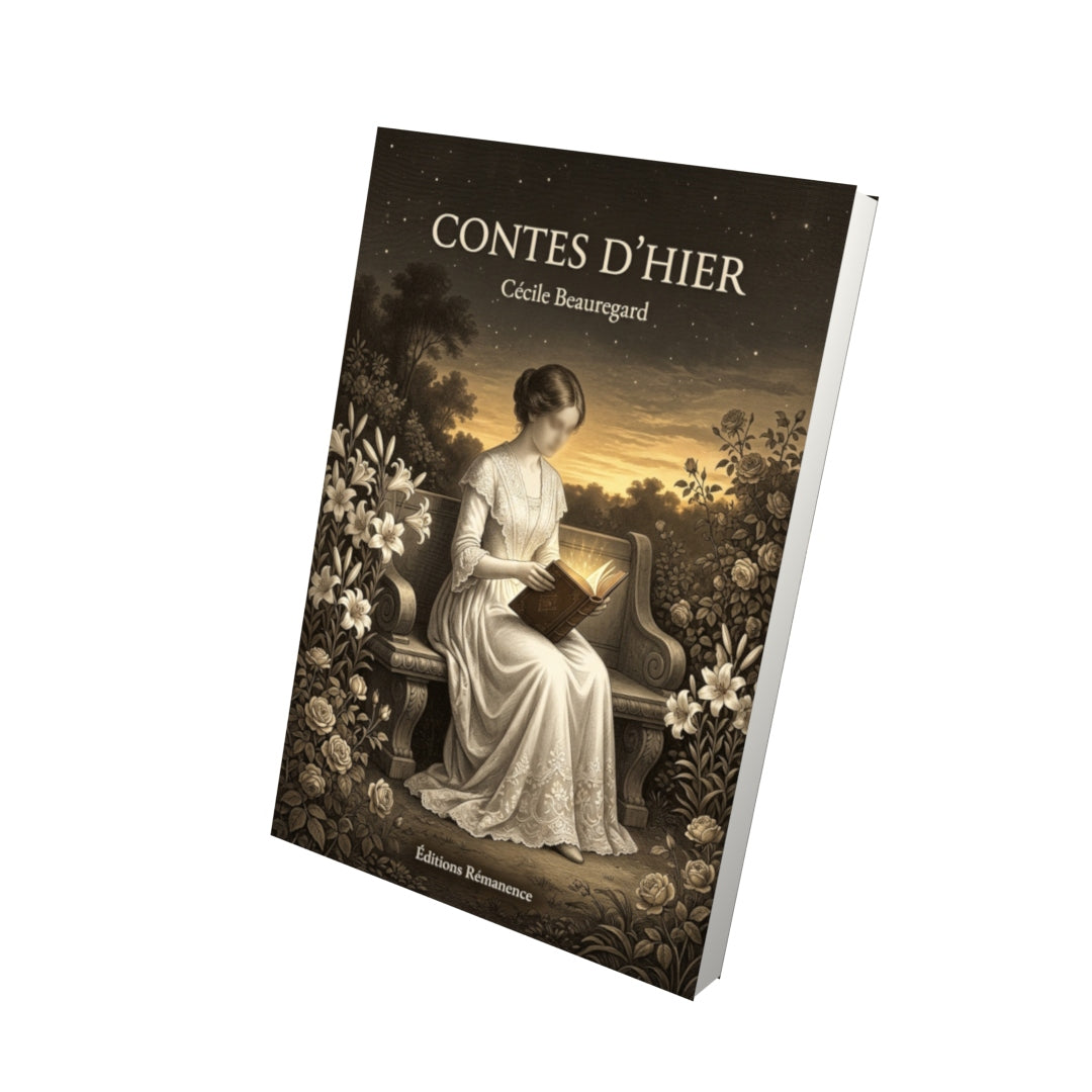 Livre Contes d’hier par Cécile Beauregard - Vue 3D - Editions Remanence