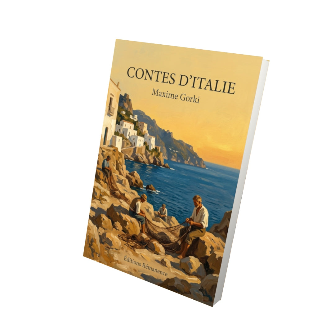 Livre Contes d’Italie par Maxime Gorki - Vue 3D - Editions Remanence