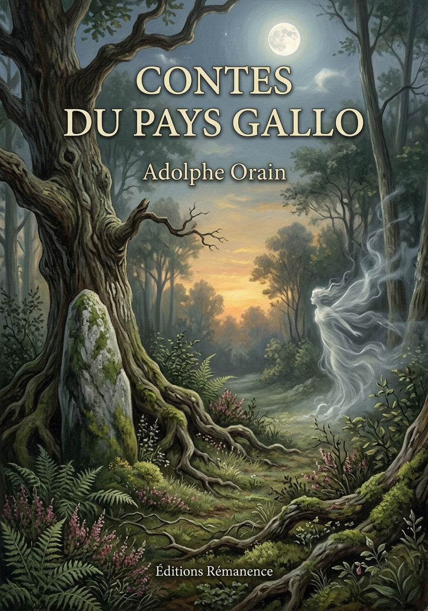 Livre Contes du Pays Gallo par Adolphe Orain - Couverture - Editions Remanence