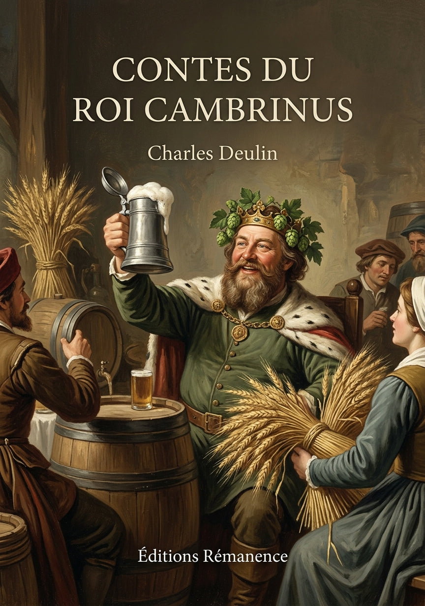 Livre Contes du roi Cambrinus par Charles Deulin - Couverture - Editions Remanence