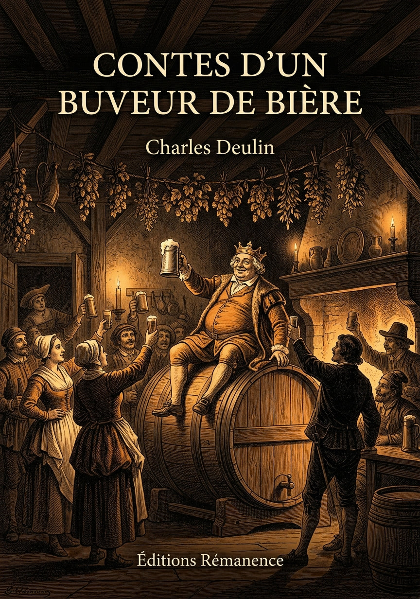 Livre Contes d’un buveur de bière par Charles Deulin - Couverture - Editions Remanence